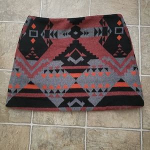 Tribal Aztec Southwest Gap Mini Skirt